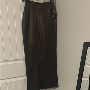 Dark Brown Leather pants